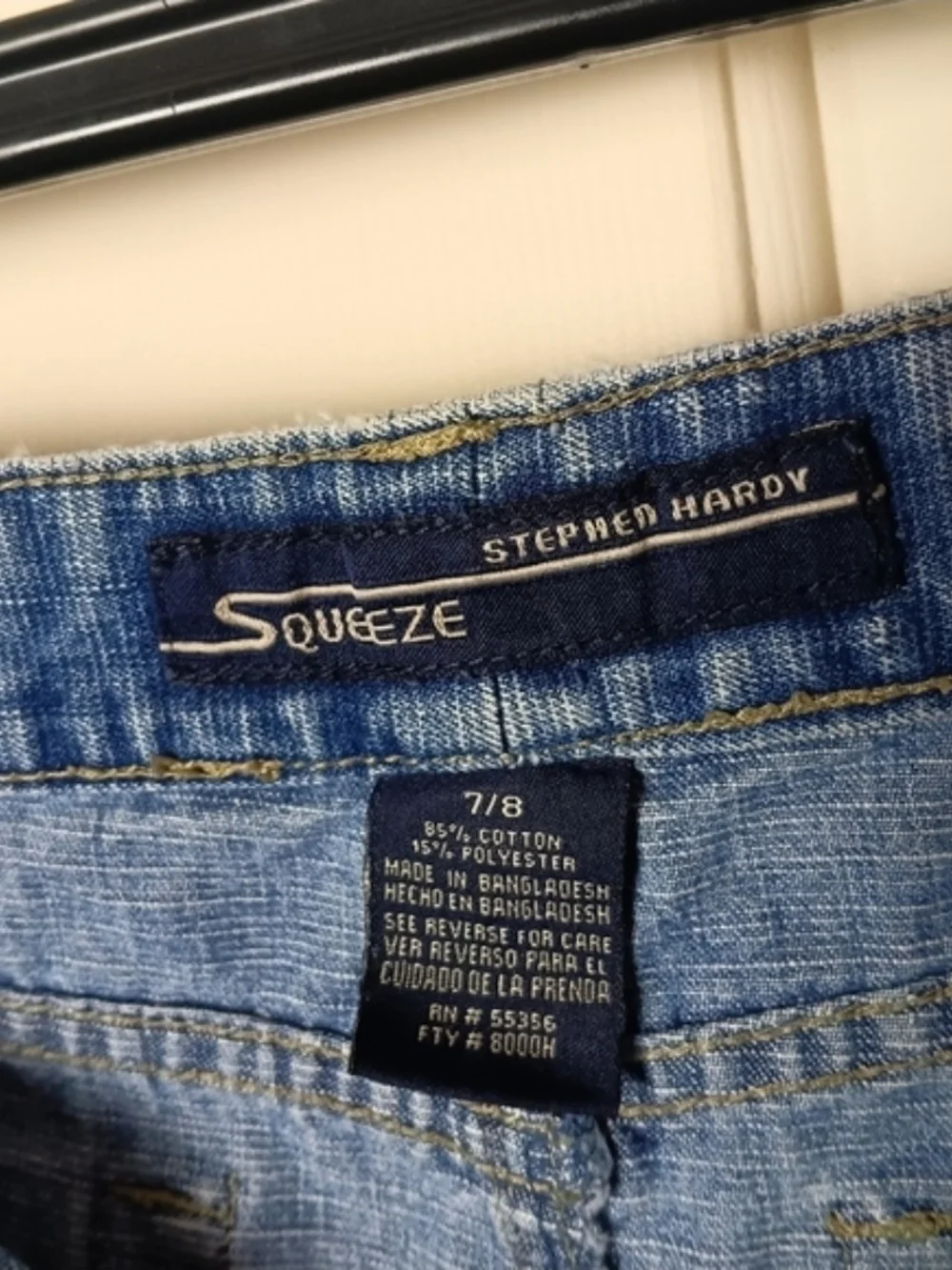 Squeeze By Stephen Hardy Teen Juniors Mini Denim Skirt Size 7/8